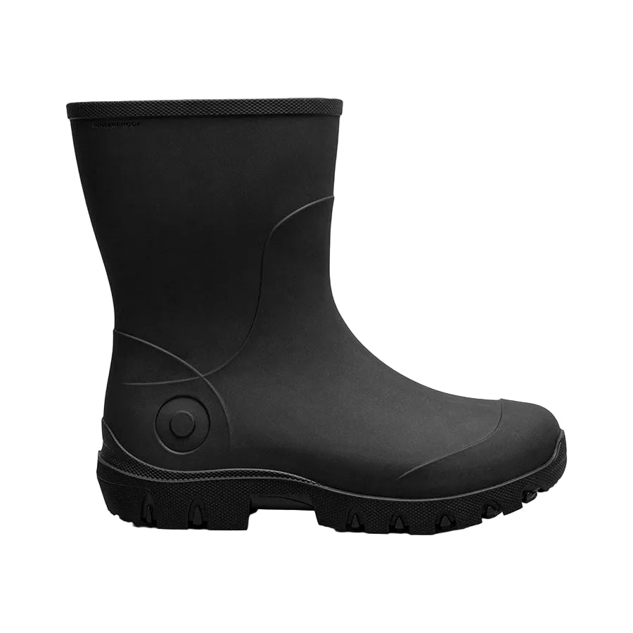 Kids Seamless Essential Mid Rain Boots | Bogs | #color_black