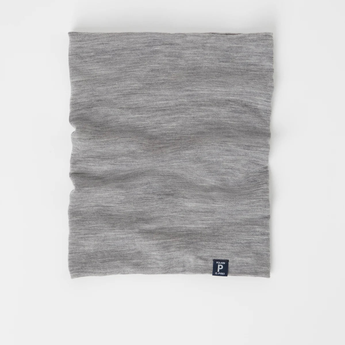 Kids Merino Wool Neck Warmer – Polarn O. Pyret_#color_grey-melange