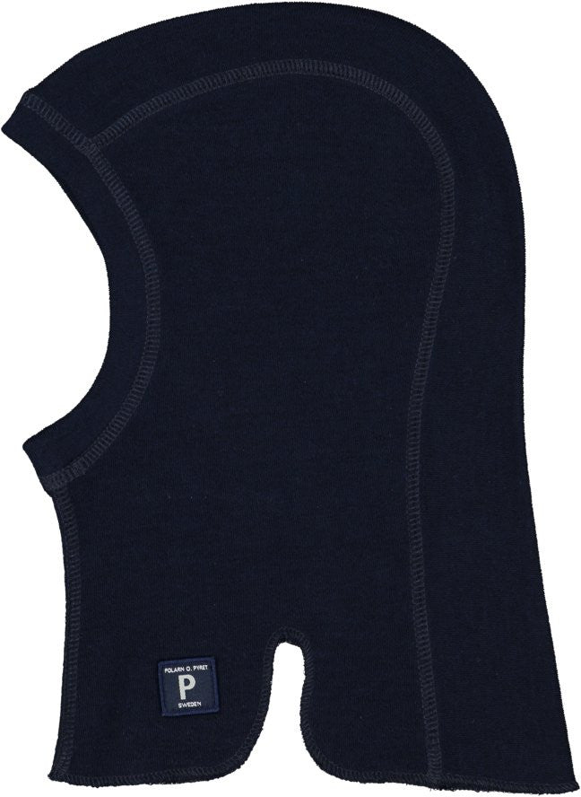 Kids Merino Wool Balaclava | Polarn O. Pyret | #color_Dark-Sapphire