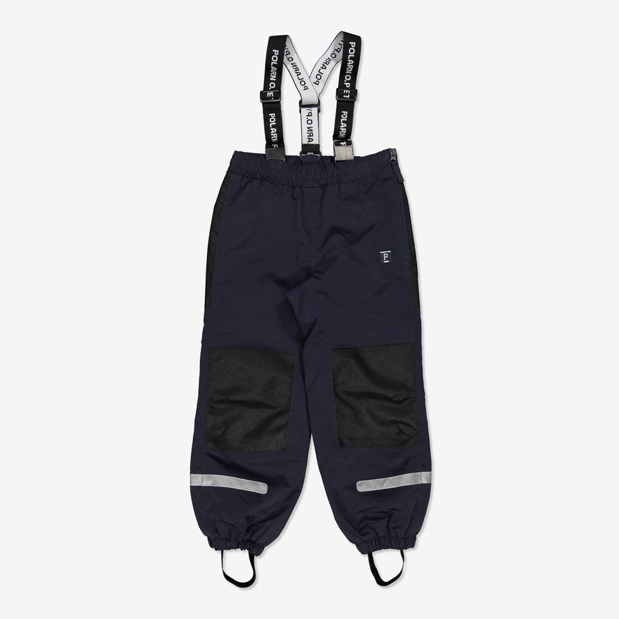 Kids Waterproof Eco Suspender Shell Pants | Polarn O. Pyret