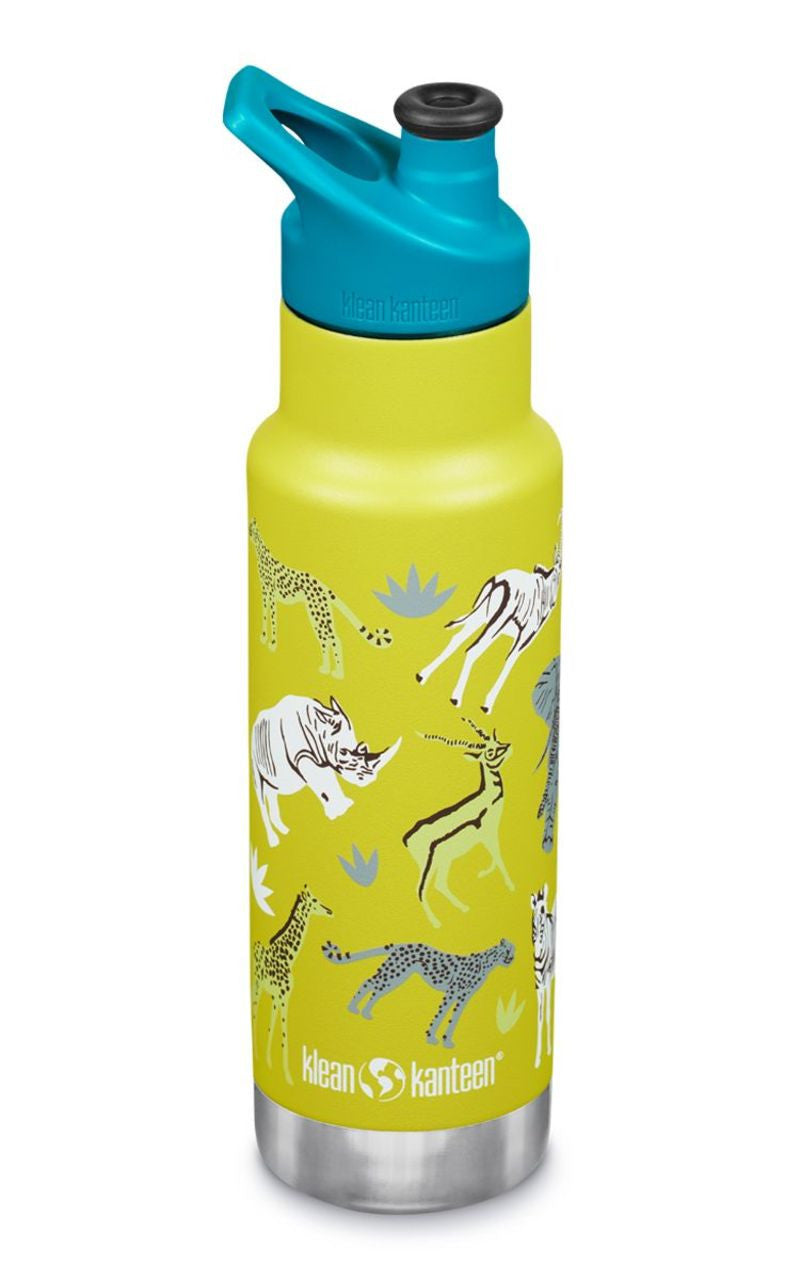 Kids Insulated Classic Narrow Waterbottle - Kid Sport Cap | Klean Kanteen #color_safari