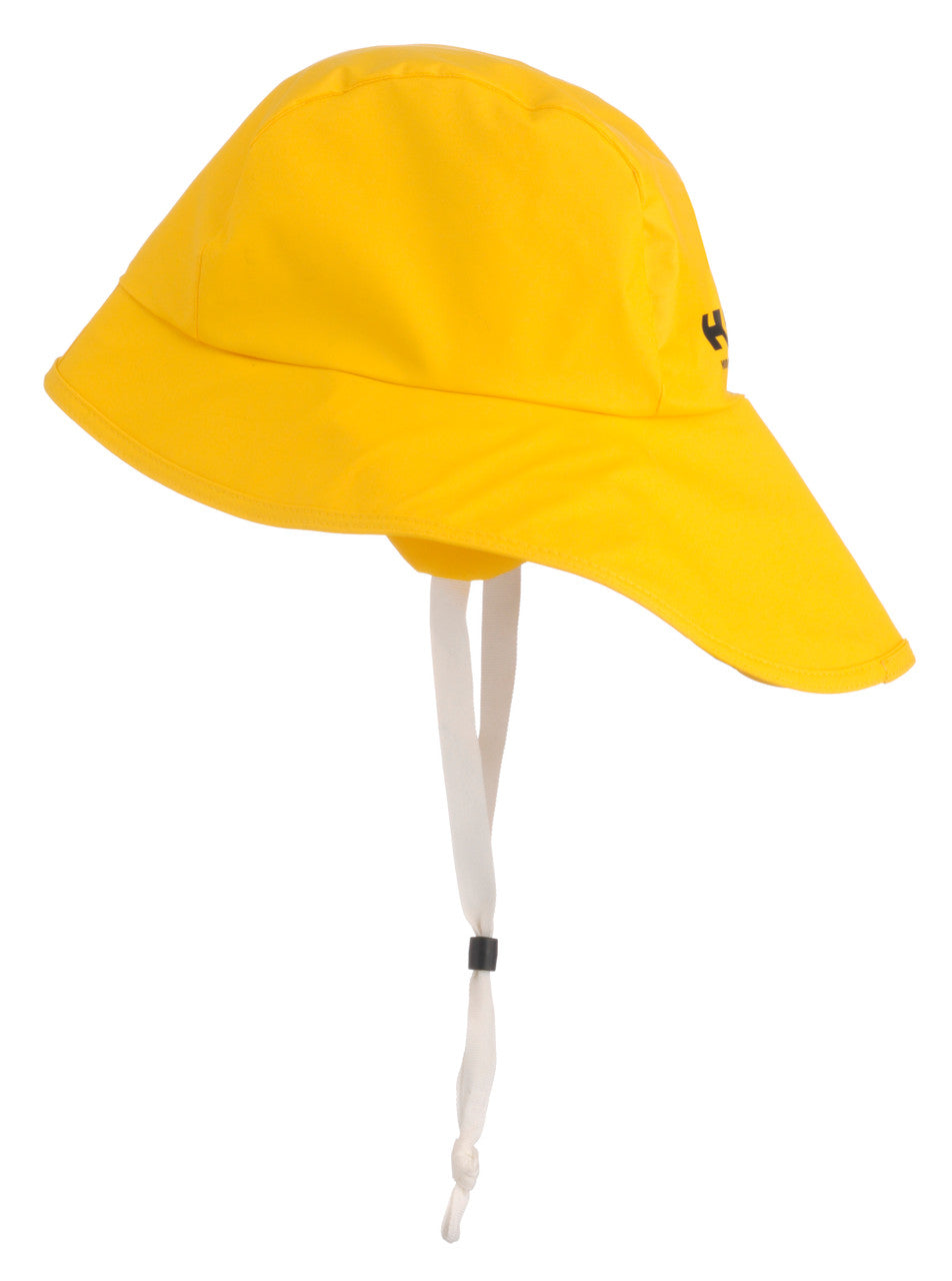 Adult Waterproof Svolvaer Sou'wester Rain Hat – PU | Helly Hansen #color_yellow