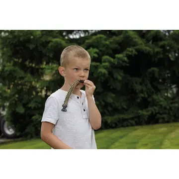 Outdoor Discovery Survival Bracelet with Whistle