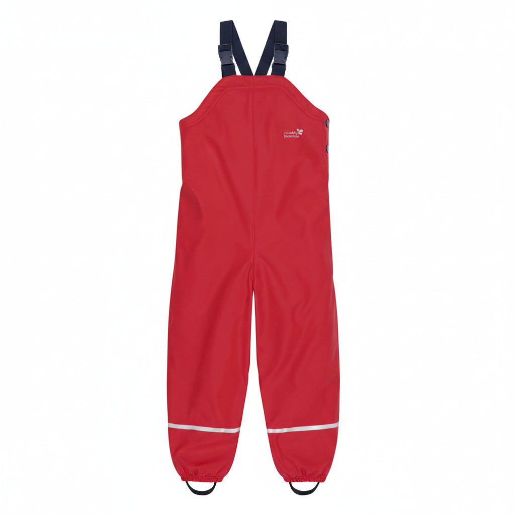 Kids Fleece Lined Puddleflex Rain Bibs - Waterproof, Warm, PU | Muddy Puddles