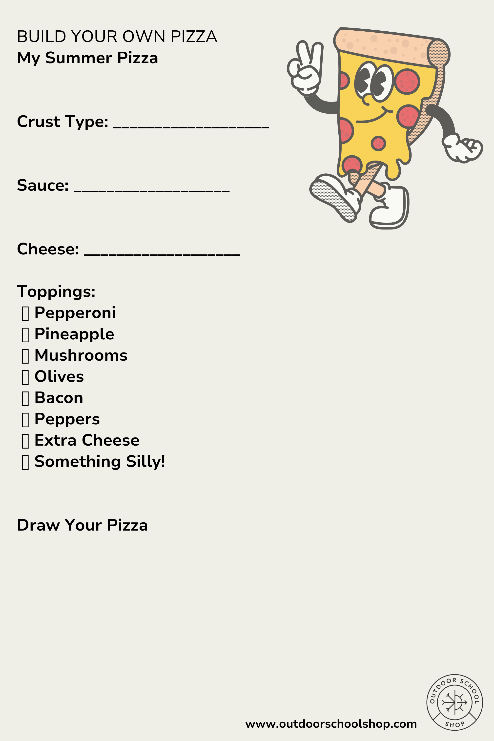 Free Summer Activity Sheets for Kids
