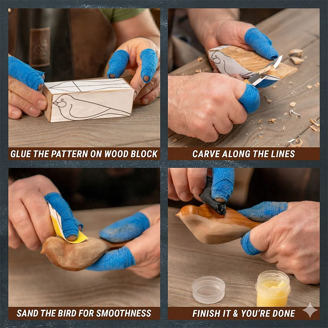 Comfort Bird Carving Kit-Complete Starter Whittling
