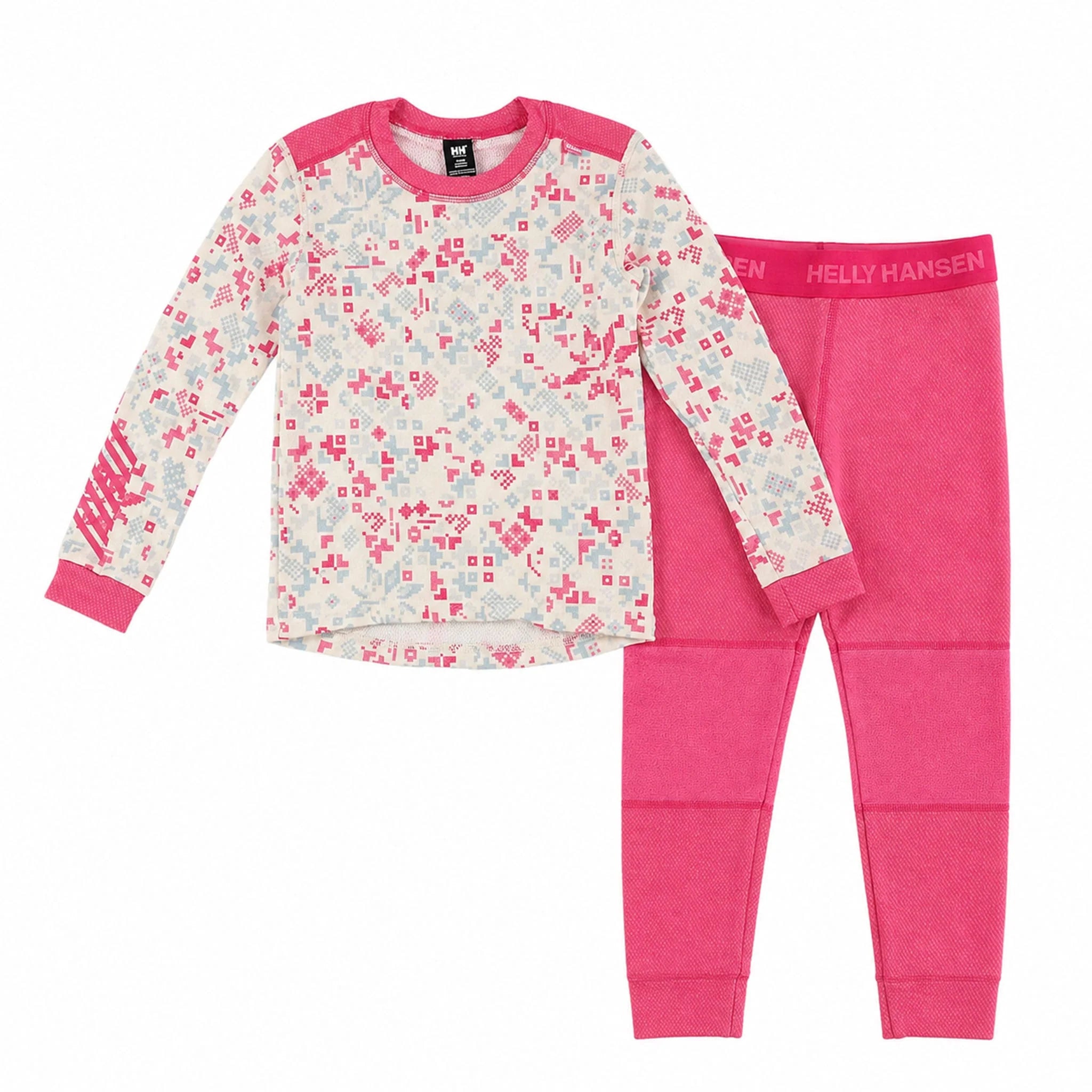 Kids Lifa Merino Wool Printed 2-Piece Base Layer Set – LIFA Merino| Helly Hansen