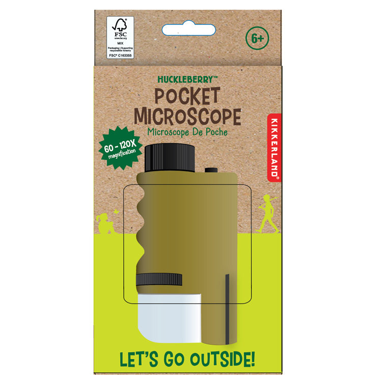 Huckleberry Pocket Microscope | Portable Microscope for Outdoor Exploration