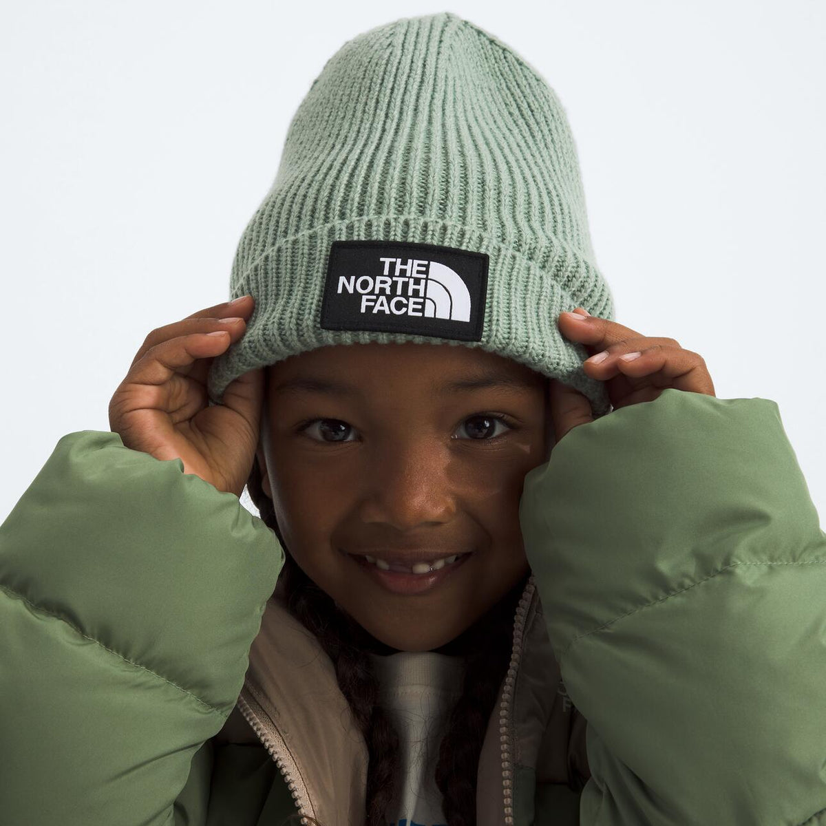 Kids Cuffed Beanie – The North Face TNF™ Logo Box_