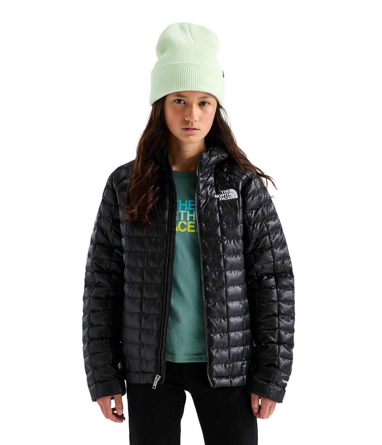 Teen Insulated Hooded Jacket – The North Face THERMOBALL™ – Packable_