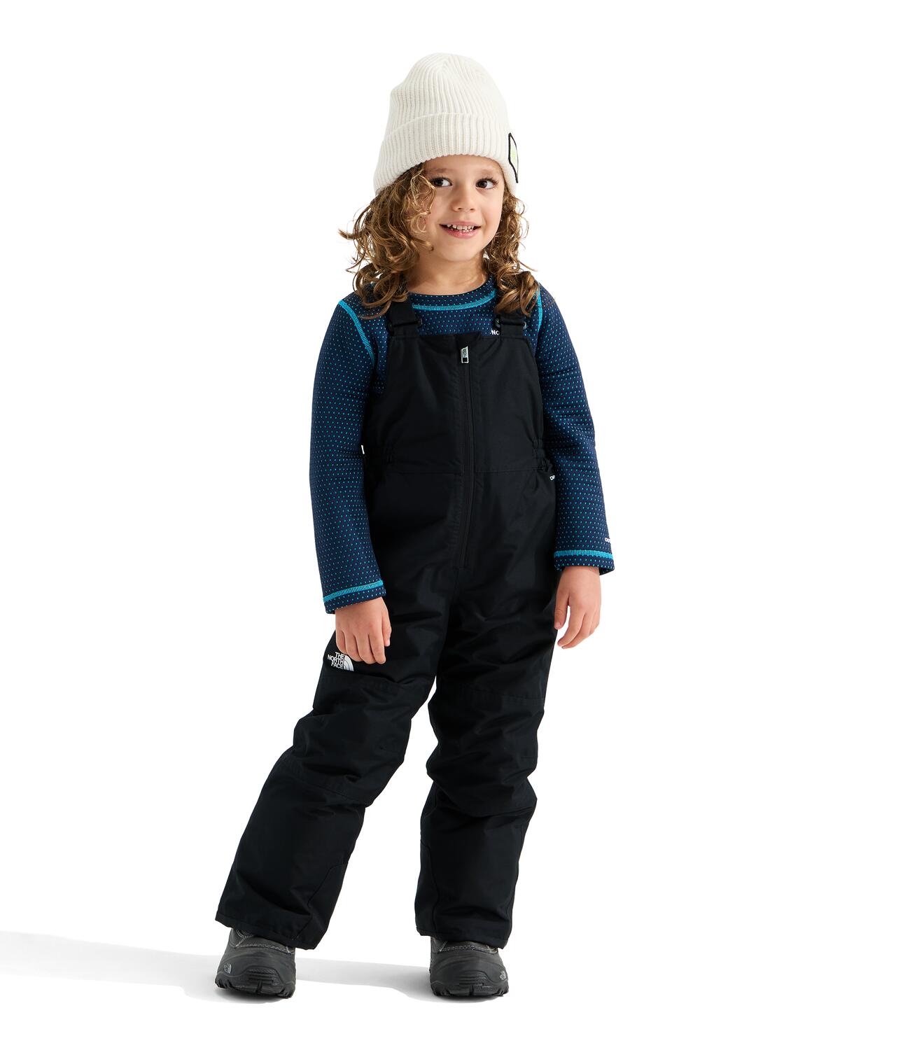 Kids Waterproof Insulated Snow Bibs – The North Face Freedom – Extendable_