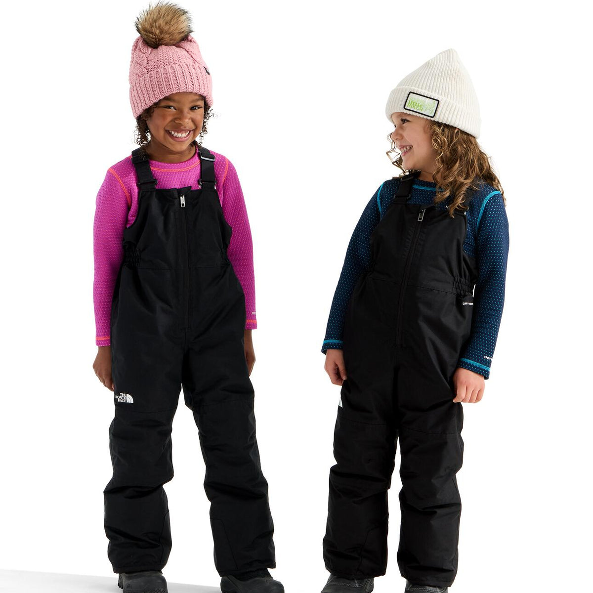 Kids Waterproof Insulated Snow Bibs – The North Face Freedom – Extendable_