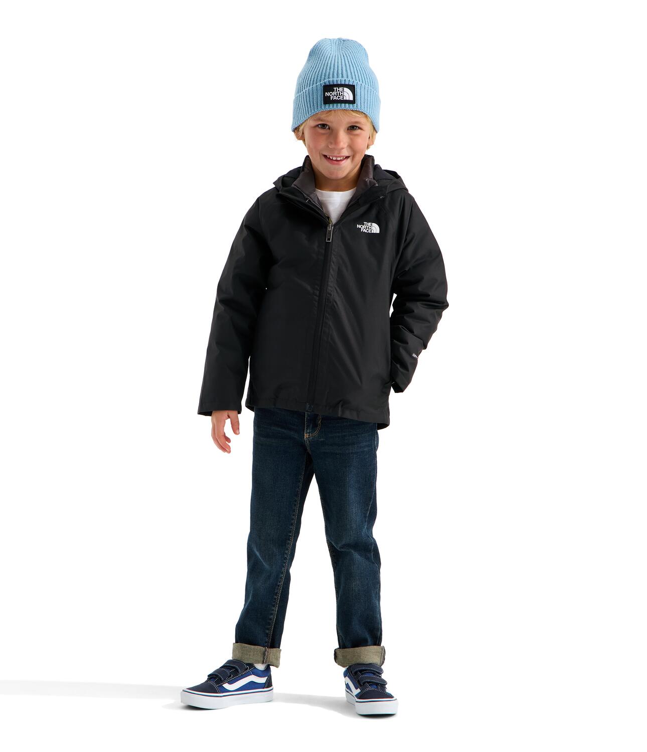 Kids Waterproof 4-in-1 Insulated Jacket – The North Face Perrito – Reversible_
