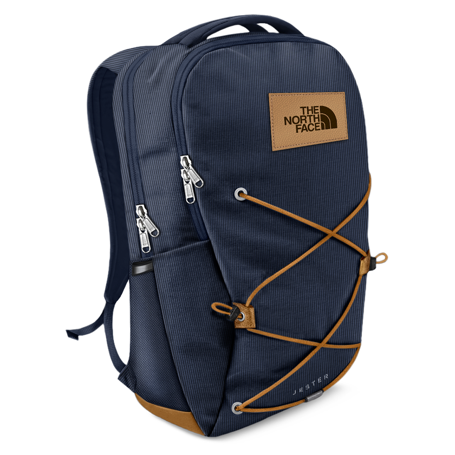 28L Laptop Backpack – The North Face Jester Pro_#color_navy-leather-brown