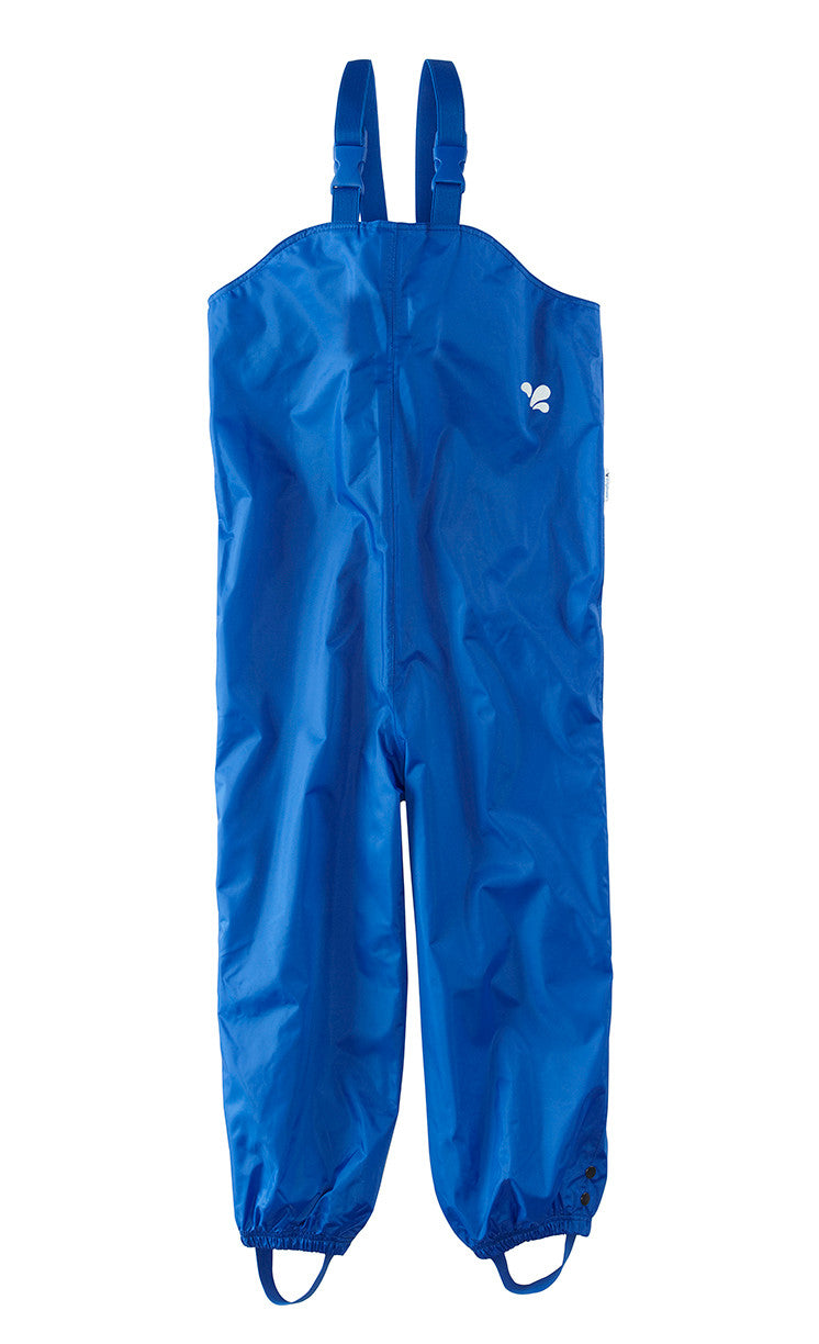 Kids Waterproof Originals Rain Bibs - Unlined, Suspender | Muddy Puddles #color_blue