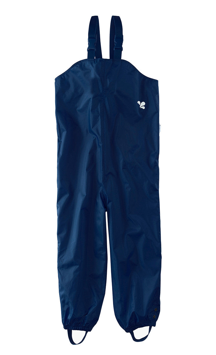 Kids Waterproof Originals Rain Bibs - Unlined, Suspender | Muddy Puddles #color_navy