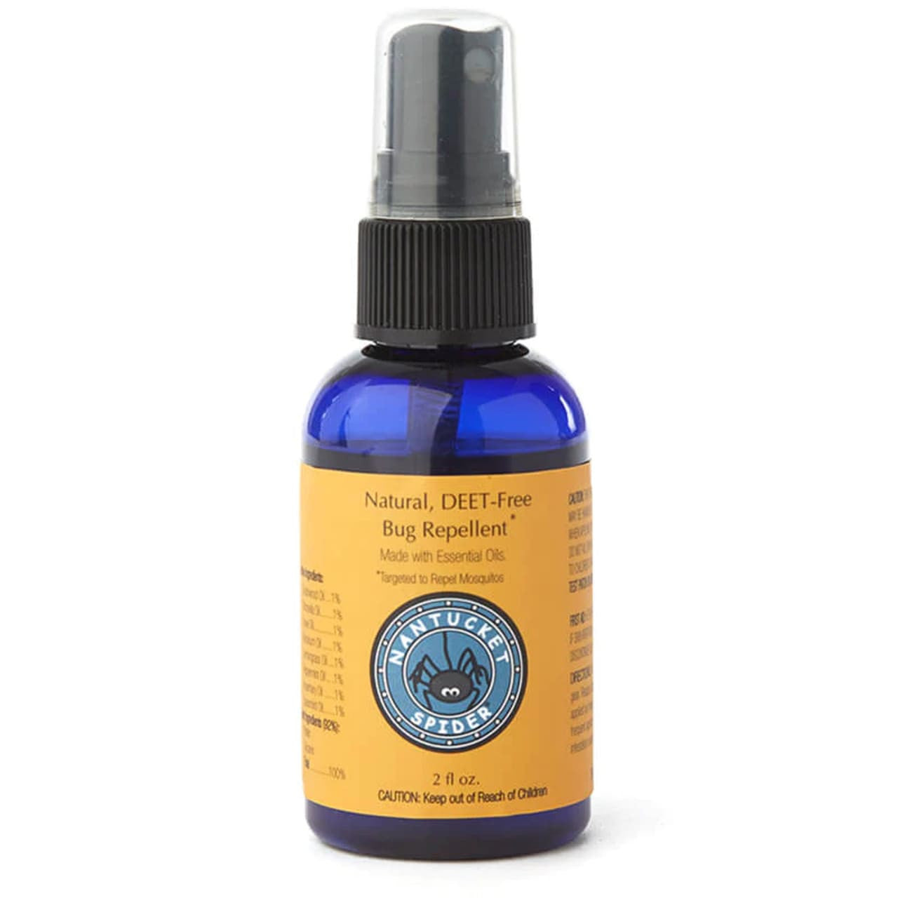 Natural Bug Repellent for People Spray - Gentle yet Effective, Safe | Nantucket Spider