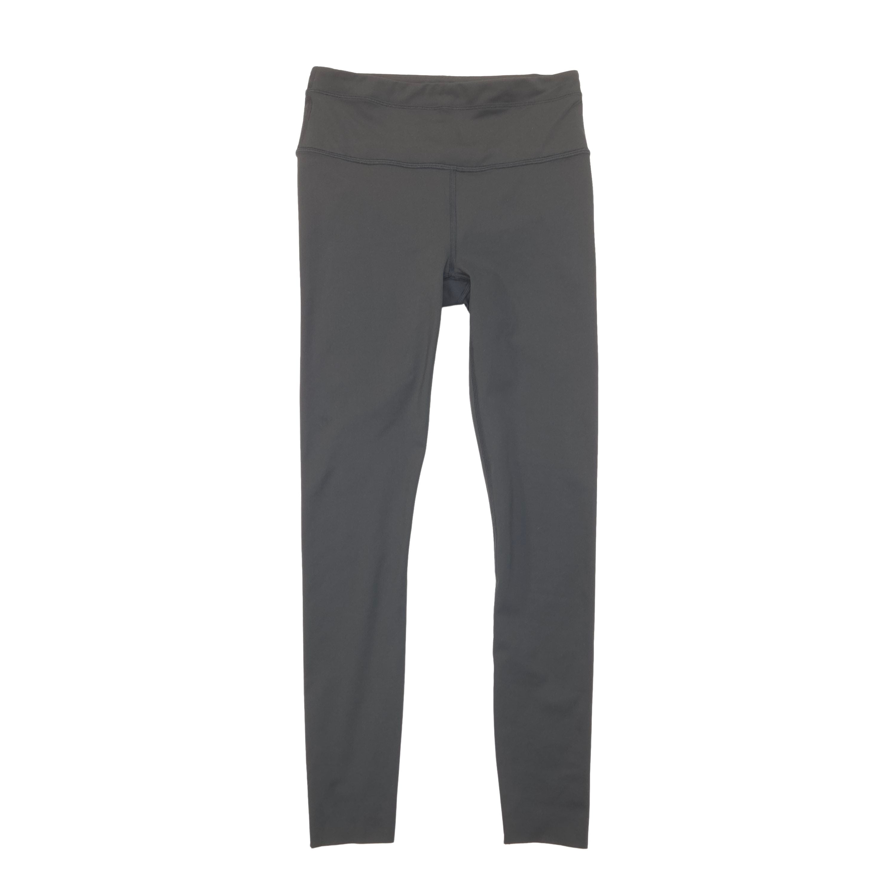 Black 7/8 leggings on a white background
