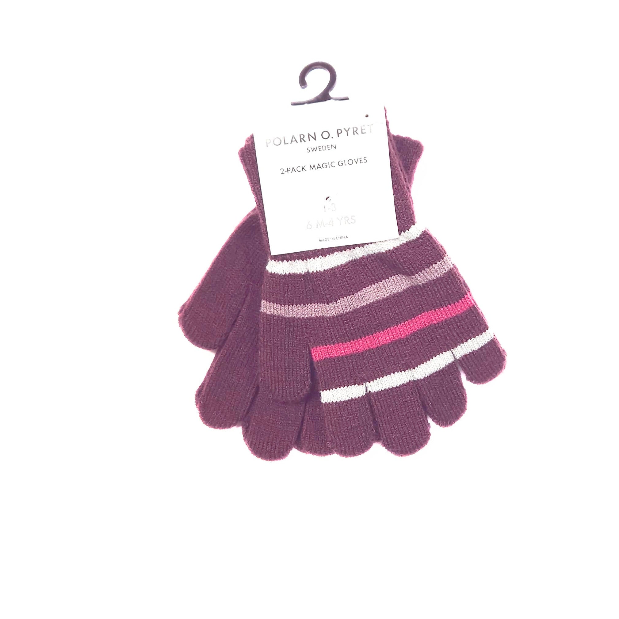 Knitted stretch gloves 2PAIRS