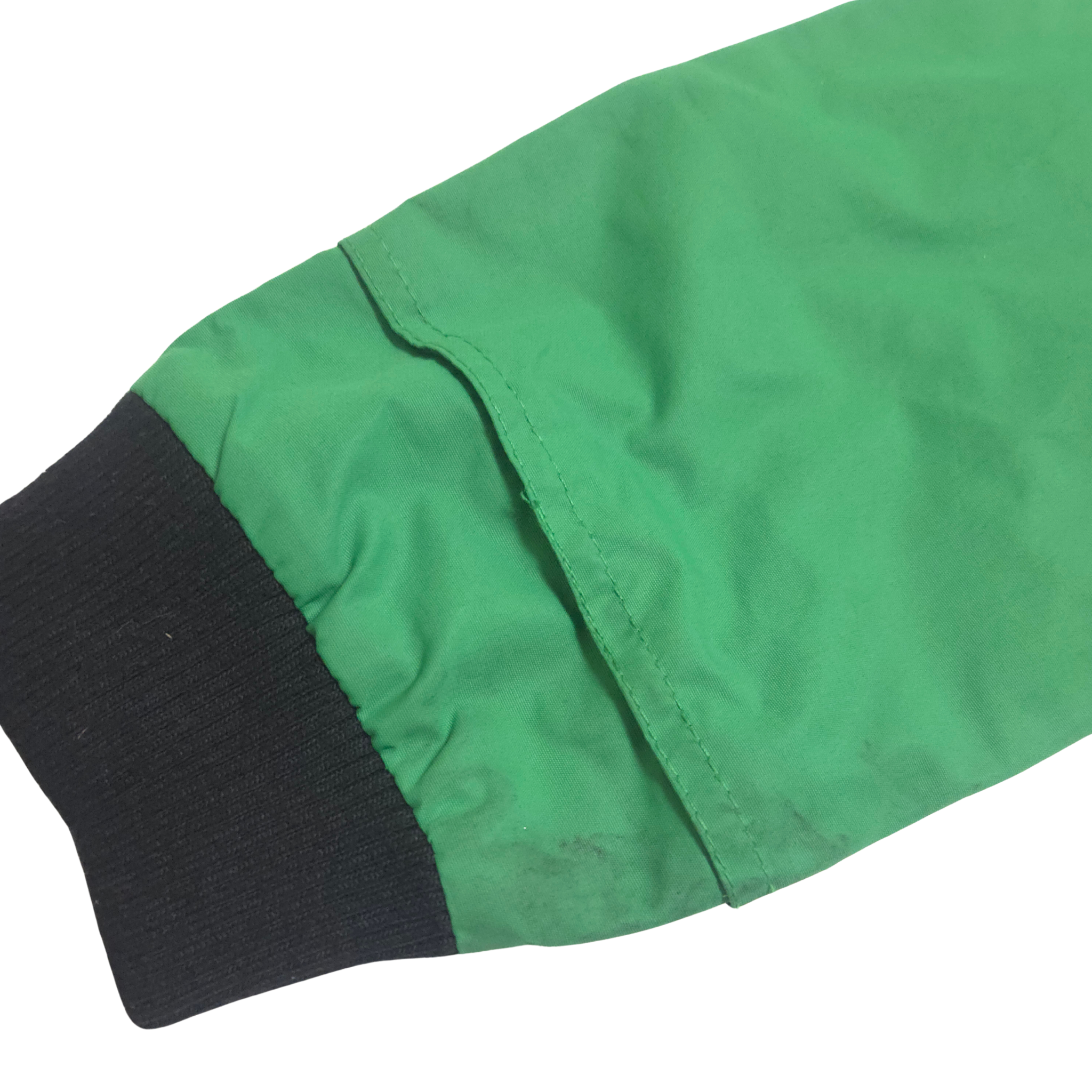 ODSS (Re)PLAY - Hiheart Shell Jacket. Size 9-10Y green cuff