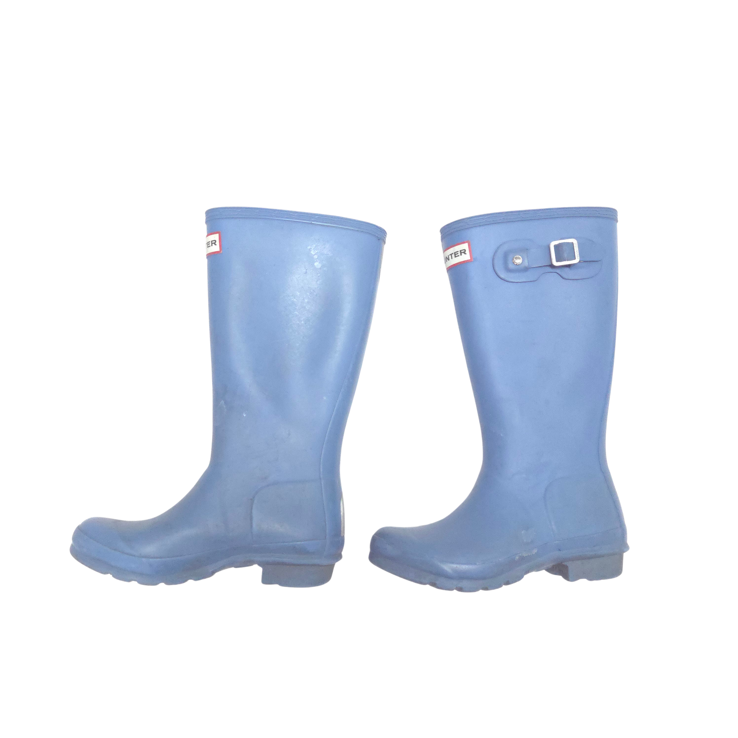 blue rain boots tall