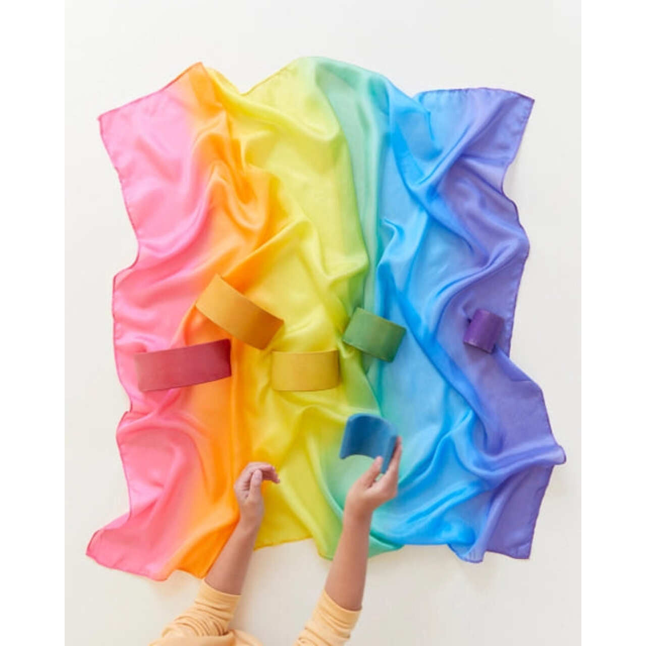 Sarah's Silks Enchanted Playsilk-Rainbow