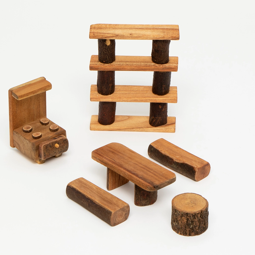 Tree Blocks Meal Time Set