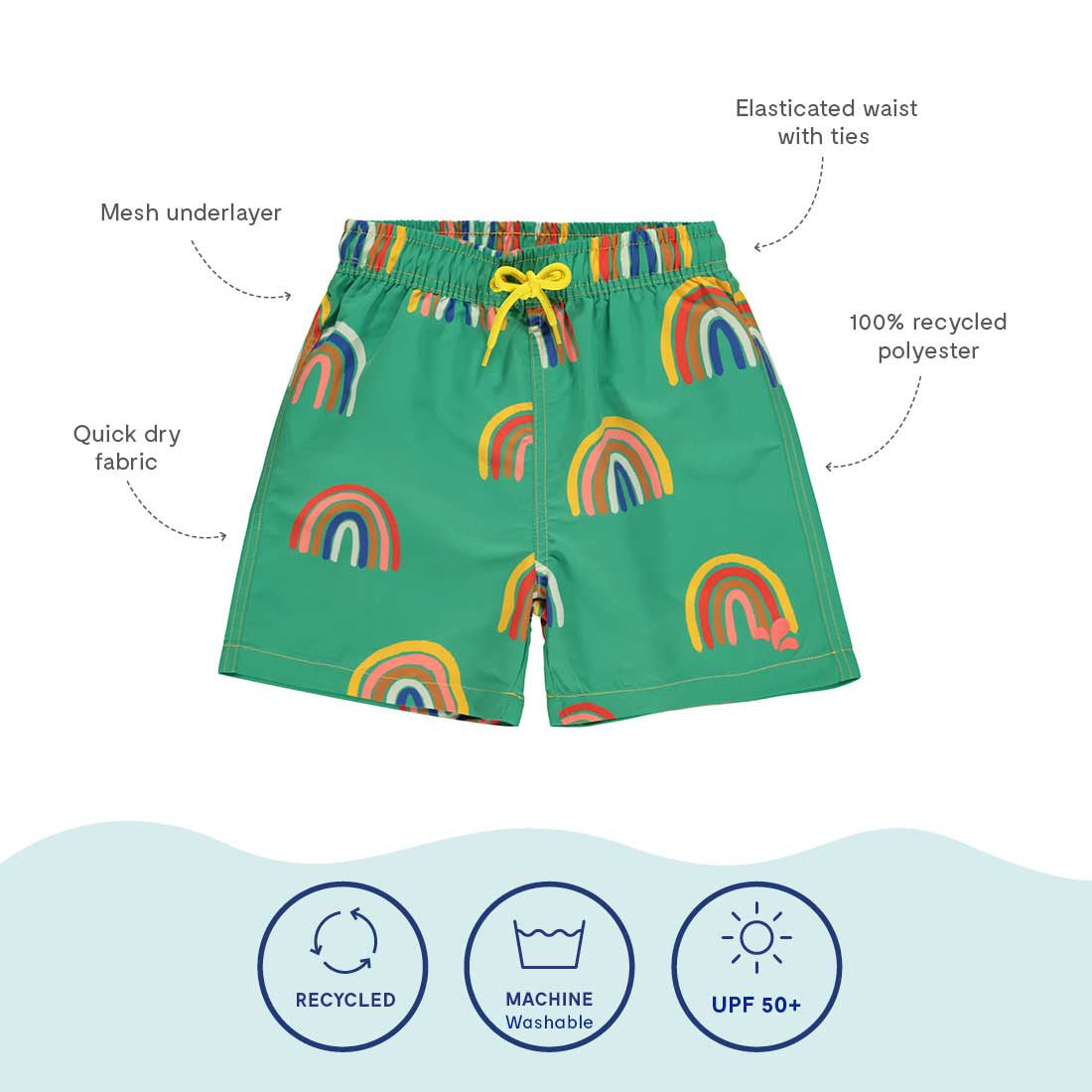 UV Protective Swim Trunks-26921