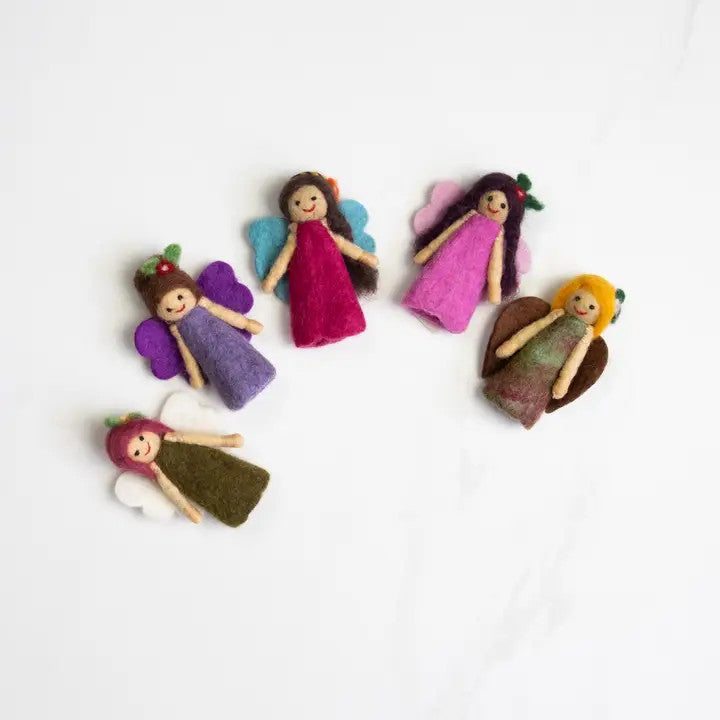 Felt Finger Puppets - Forest Fairies