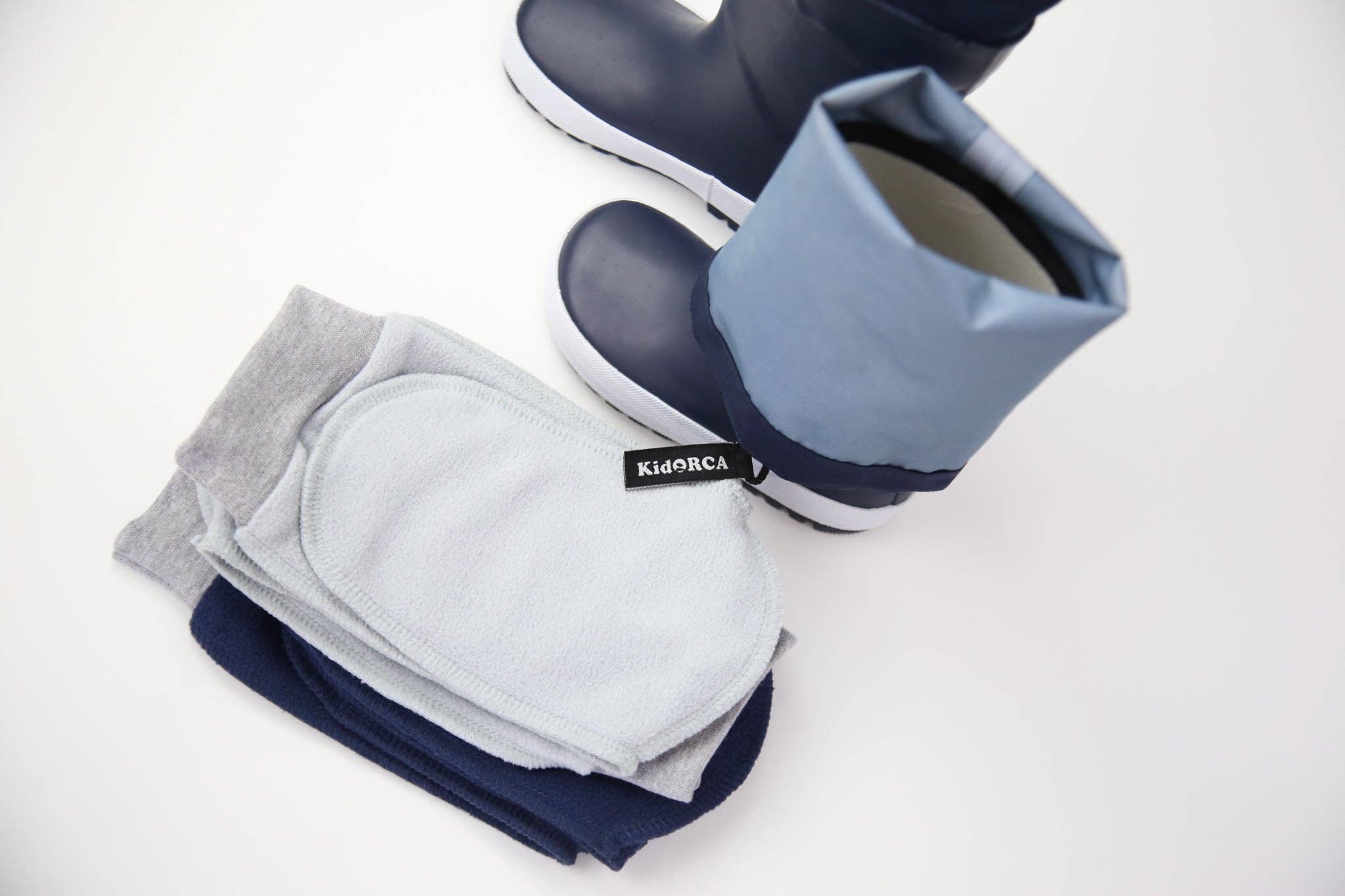 Kids Fleece Socks - Navy