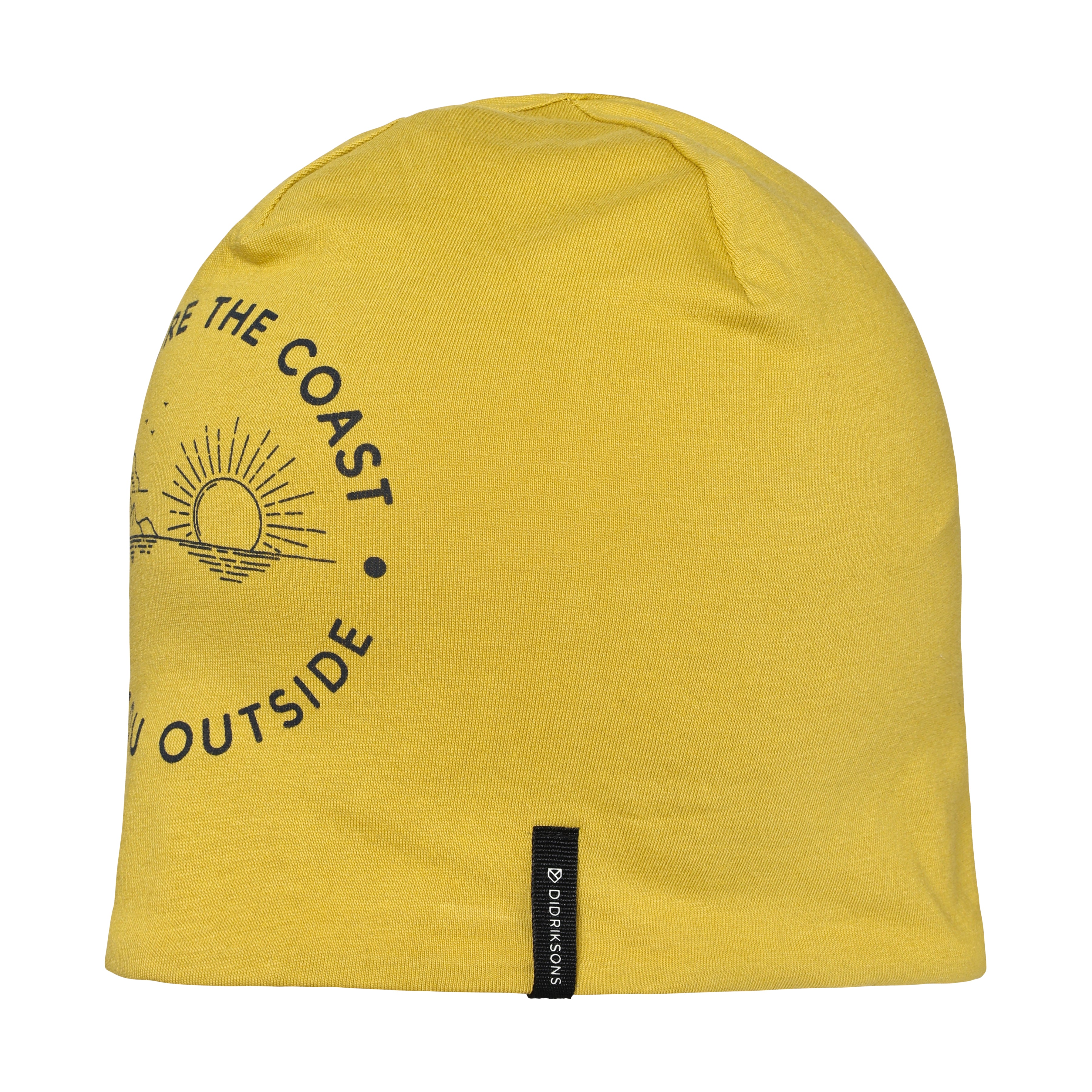 Kids Banjo Beanie | Didriksons | #color_yellow-pollen