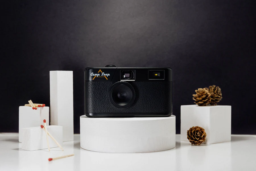 Screen-Free Digital Camera – Easy-to-Use for Kids | Camp Snap #color_black