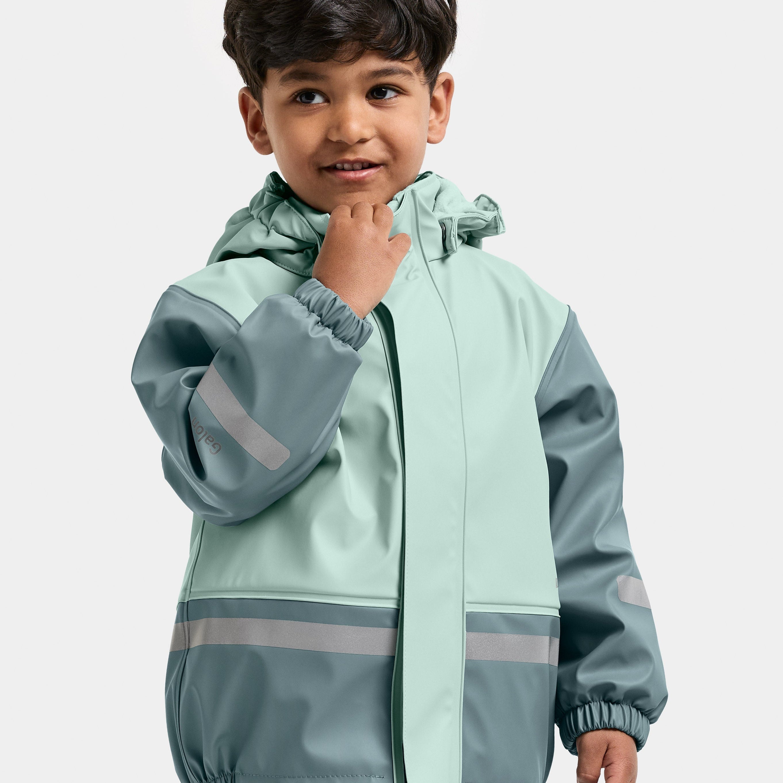 Kids Fleece Lined 2-piece Boardman Rain Set | Didriksons |