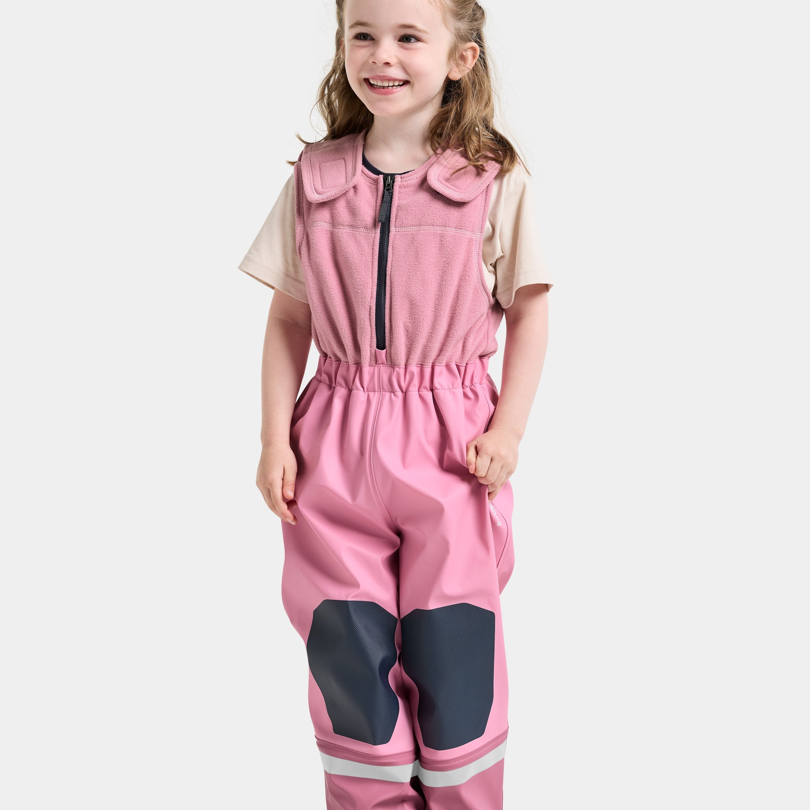 Kids Fleece Lined 2-piece Boardman Rain Set | Didriksons |