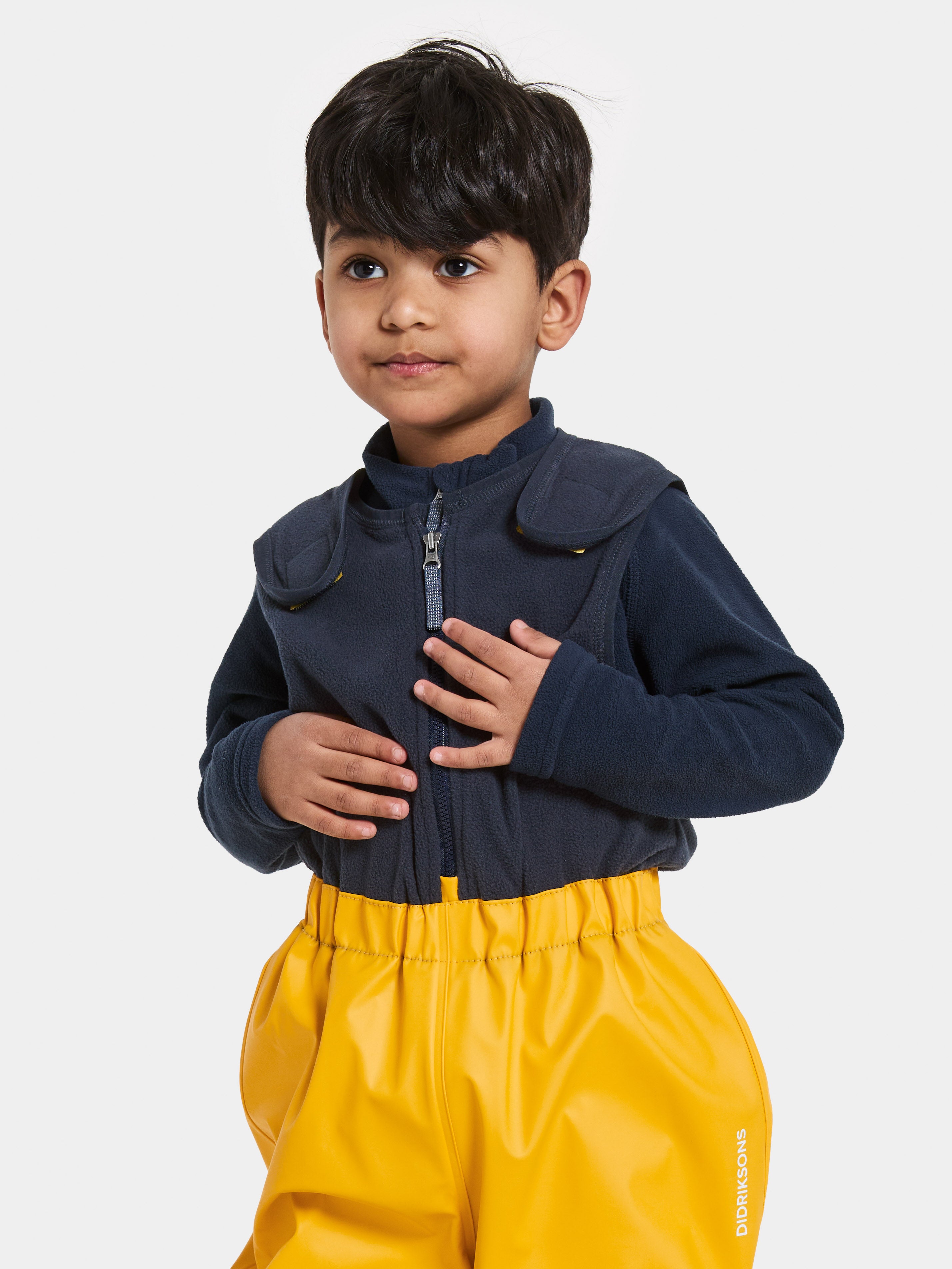 Kids Boardman Fleece Lined Rain Set – Waterproof, Fleece Lined, PU | Didriksons
