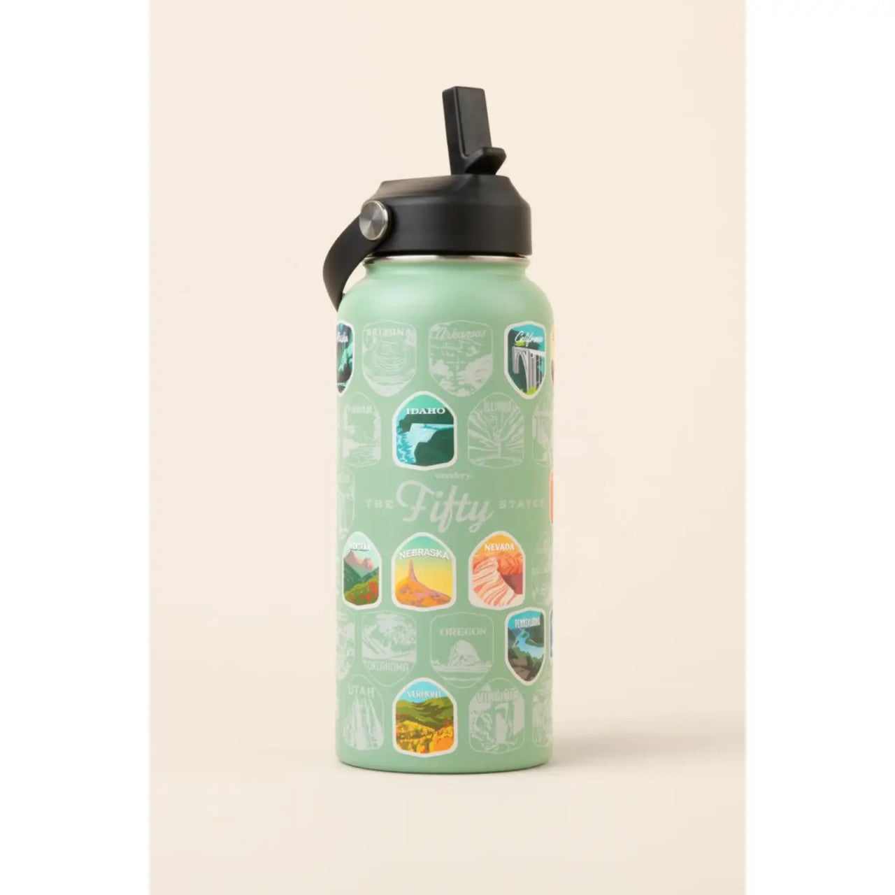 Fifty States Bucket List Waterbottle | Wondery Outdoors