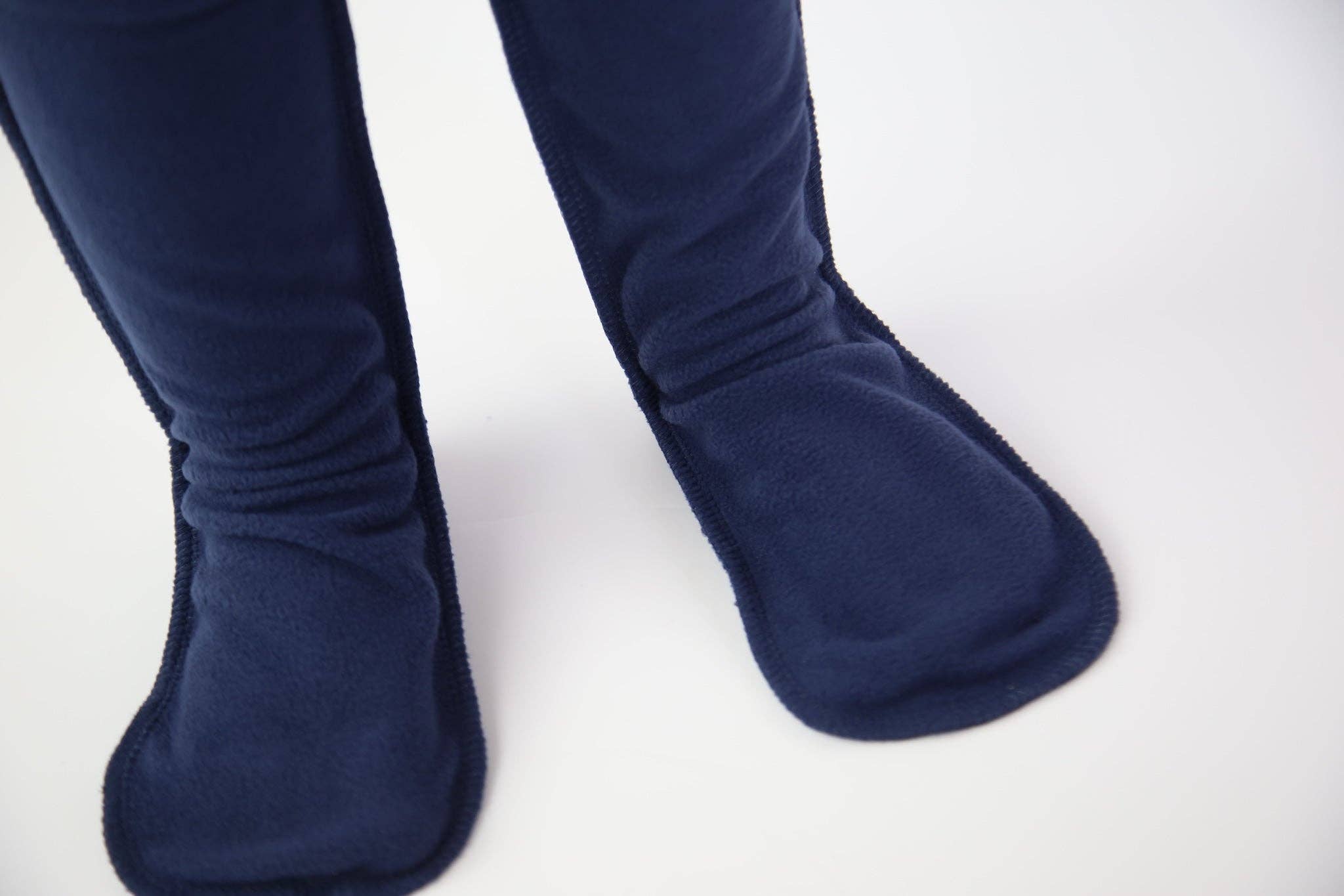 Kids Fleece Socks - Navy