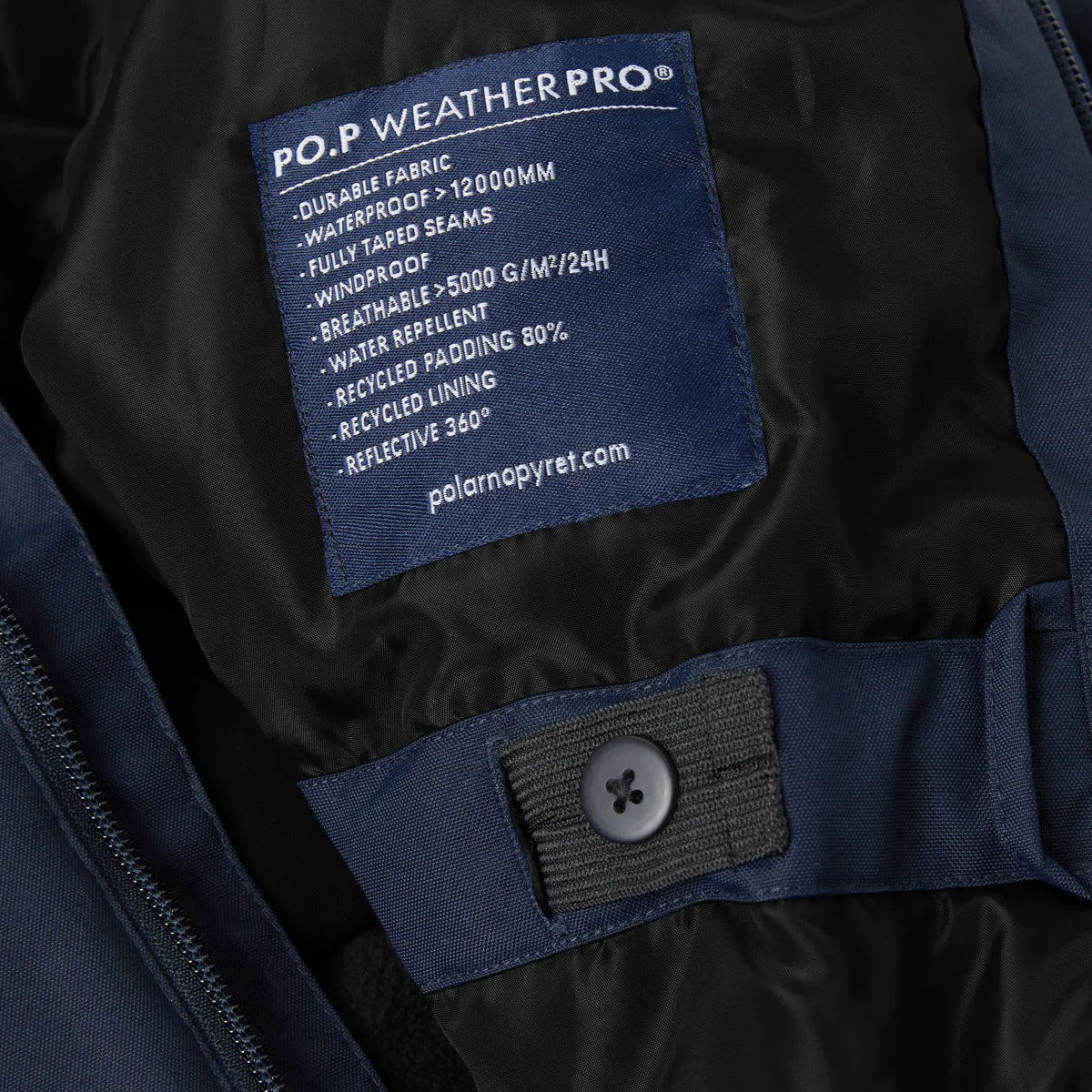 Kids Waterproof Snowsuit – Polarn O. Pyret_#color_dark-sapphire
