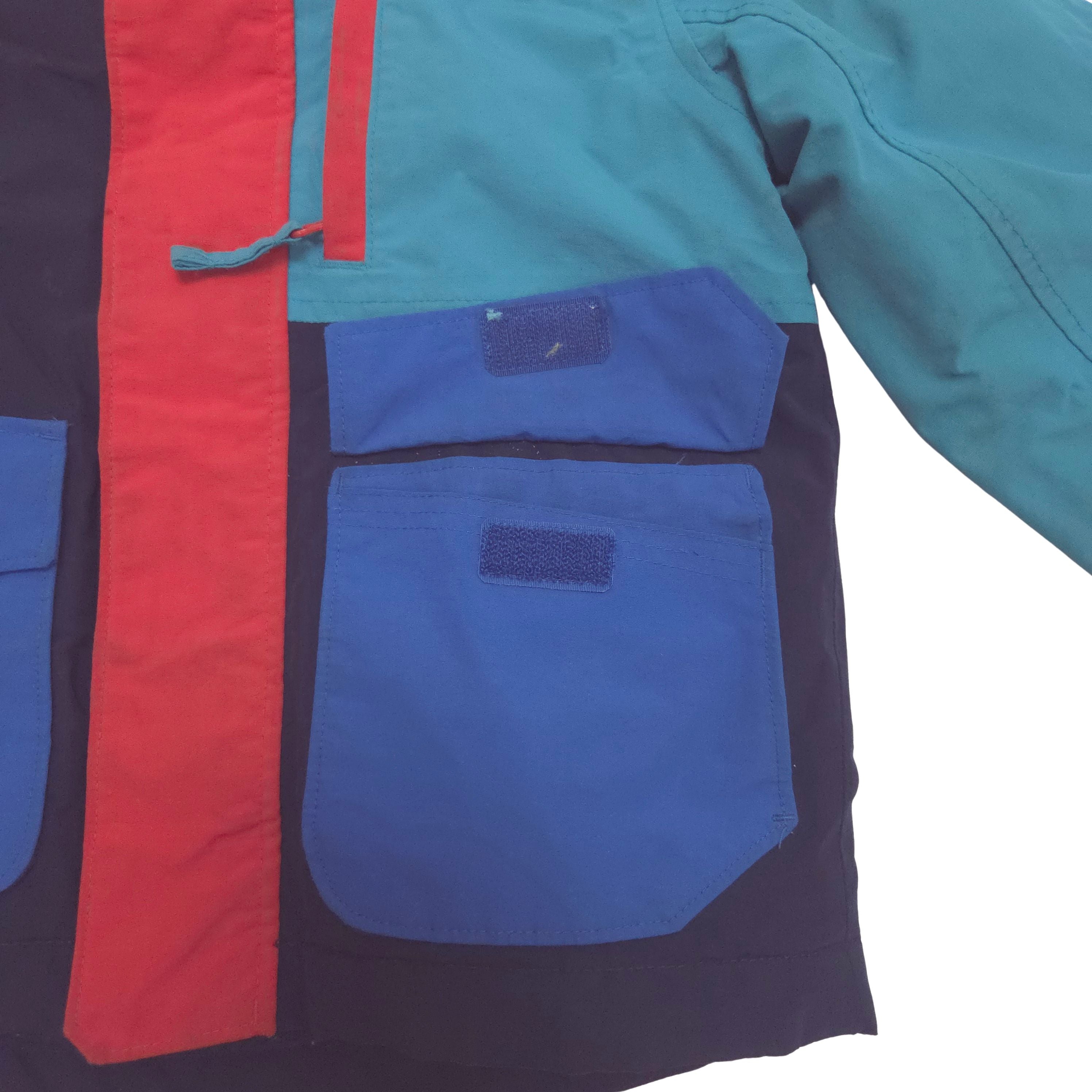 front patch pocket with a hook-and-loop closure.