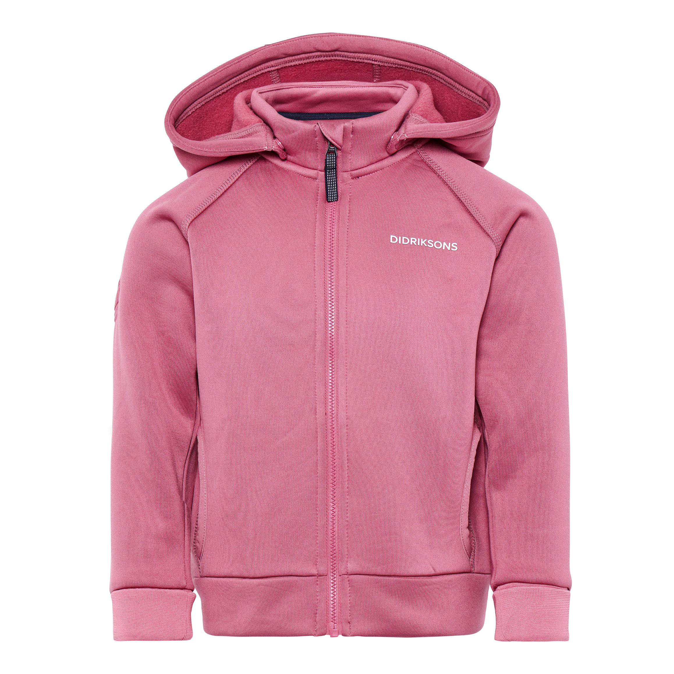 Kids Corin Siljan Technical Mid Layer Zip Jacket | #color_heather-pink