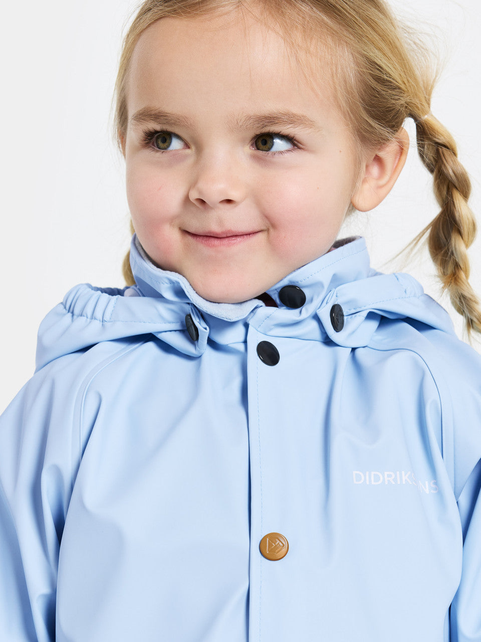 Kids Slaskeman Unlined Rain Set-Snap Jacket and Bibs – Waterproof, PU | Didriksons
