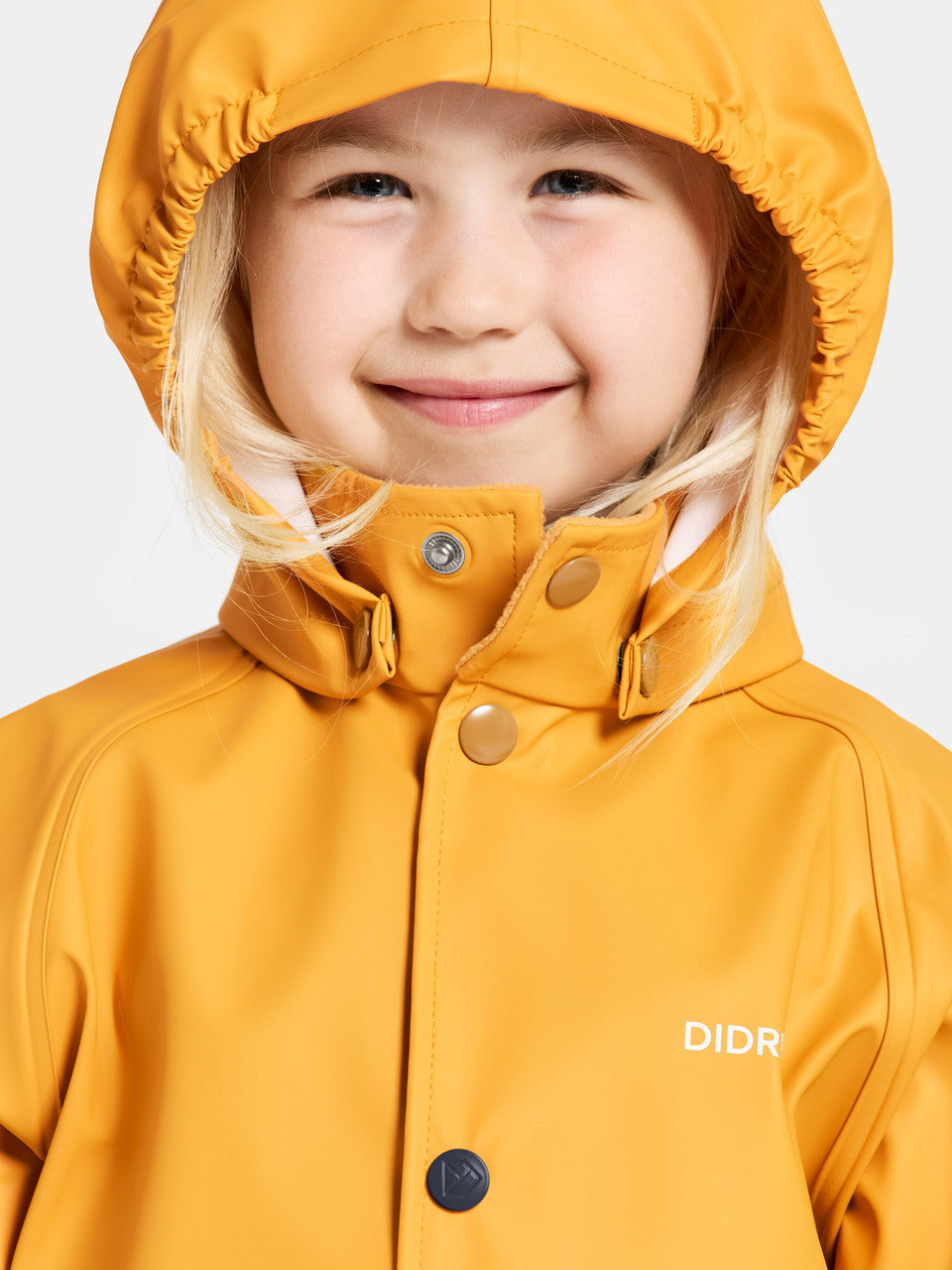Kids Slaskeman Unlined Rain Set-Snap Jacket and Bibs – Waterproof, PU | Didriksons