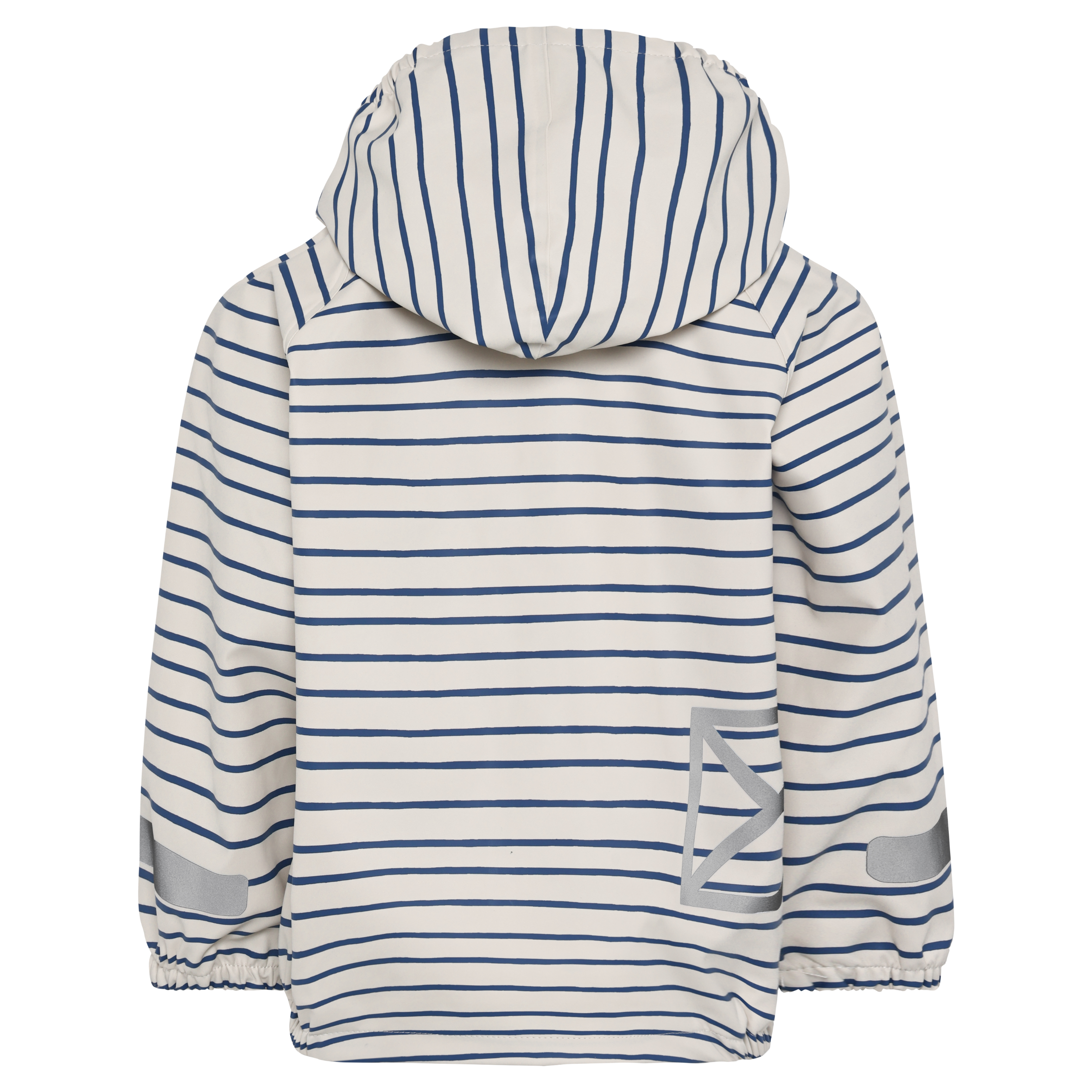 Kids Slaskeman Unlined Striped Rain Set- Snap Button Jacket and Bibs |