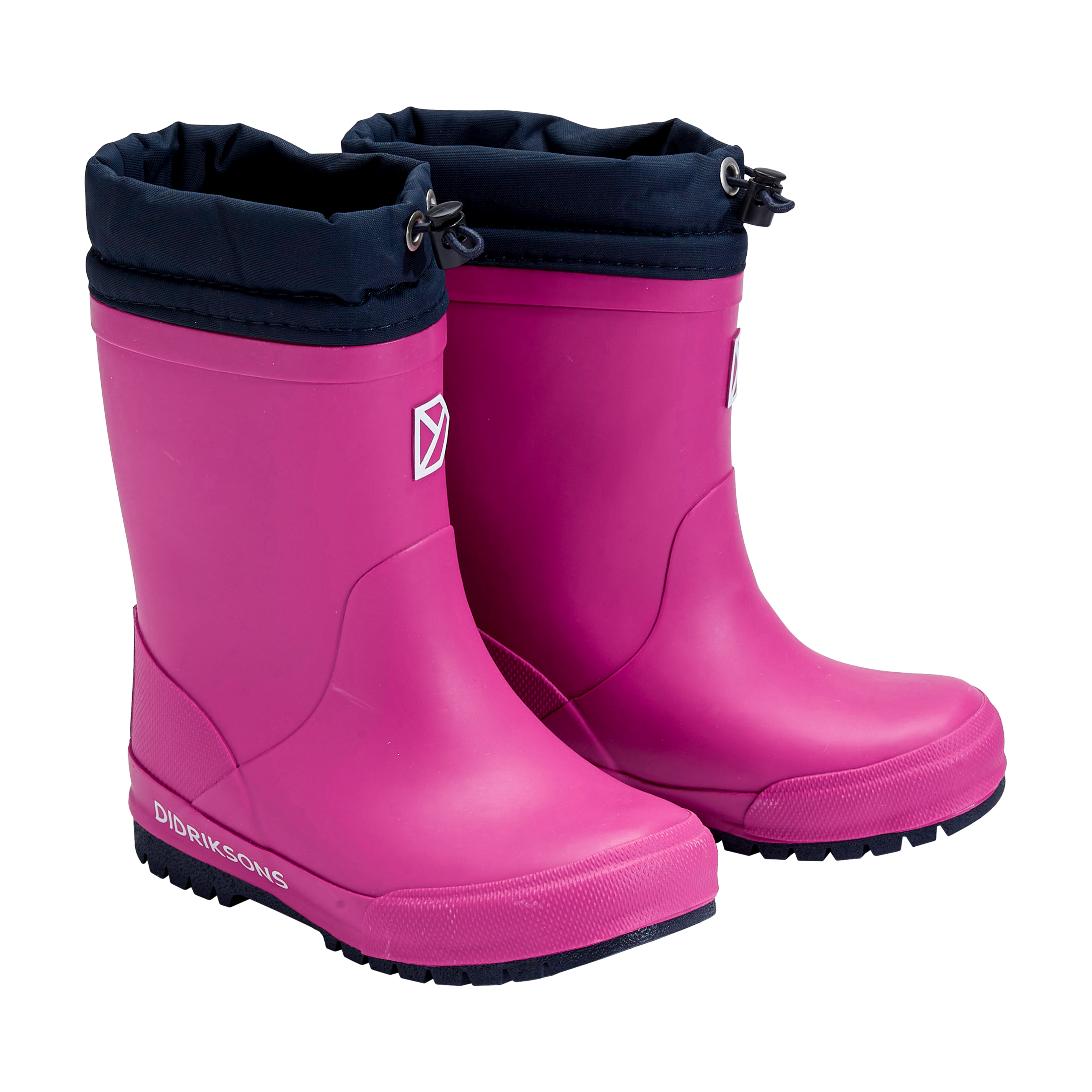 Kids Waterproof Slush Insulated Rain Boot – Fleece Lined | Didriksons #color_plastic-pink