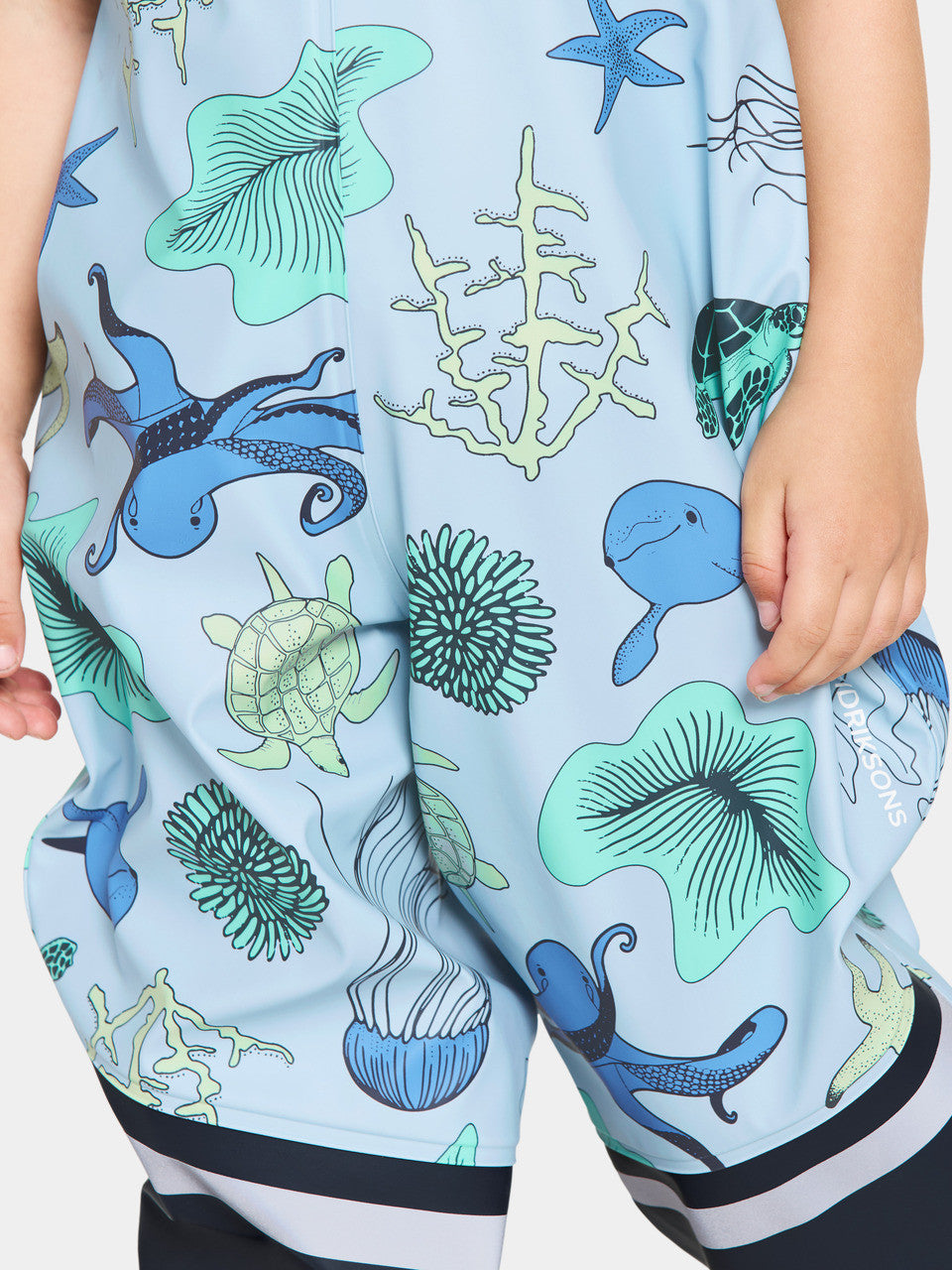 Kids Waterproof Unlined Rain Set- Waterman – Jacket & Bibs, PU | Didriksons