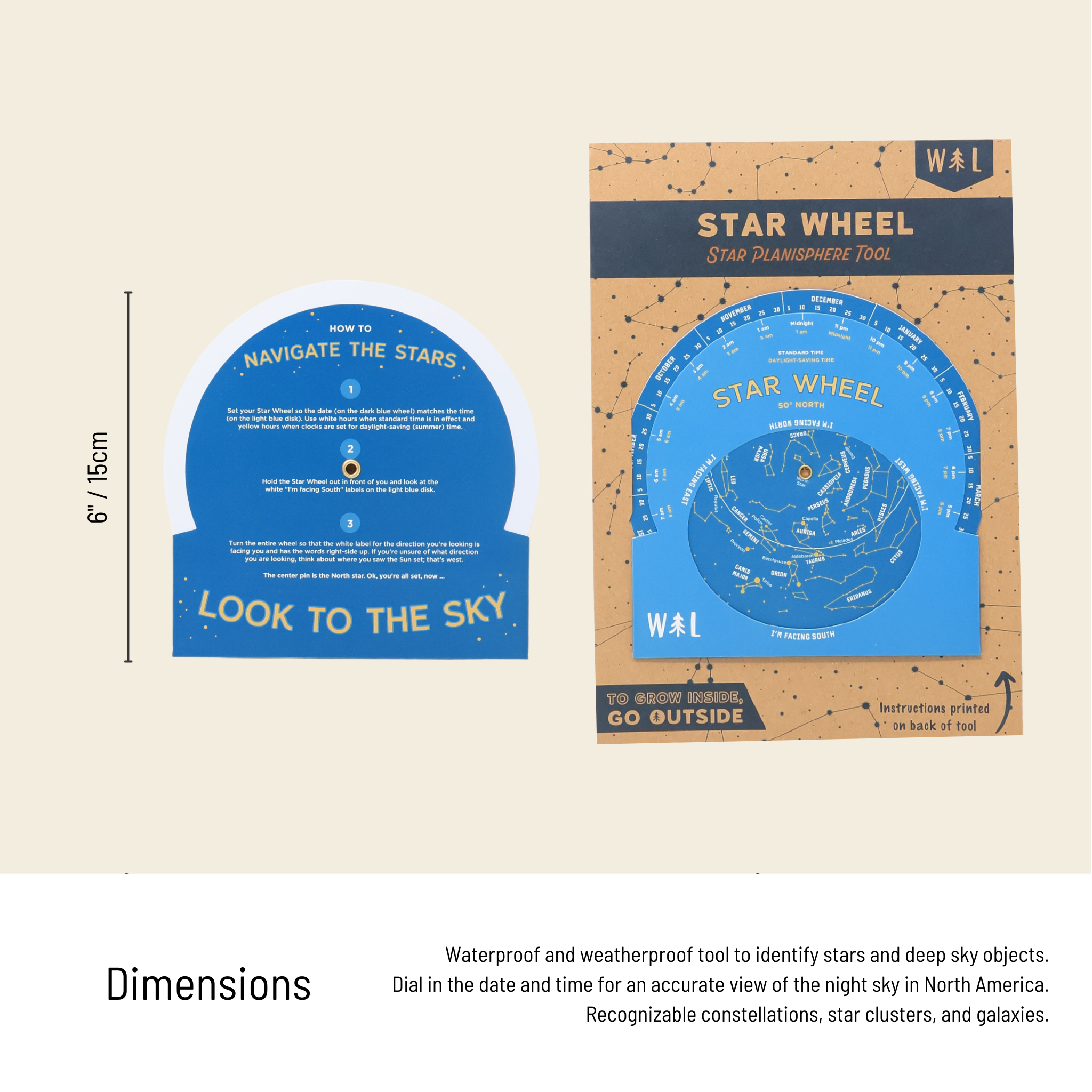 Look To The Sky Star Planisphere Wheel