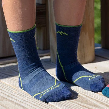 Kids Light Hiker Micro Crew Lightweight Hiking Sock | Darn Tough 