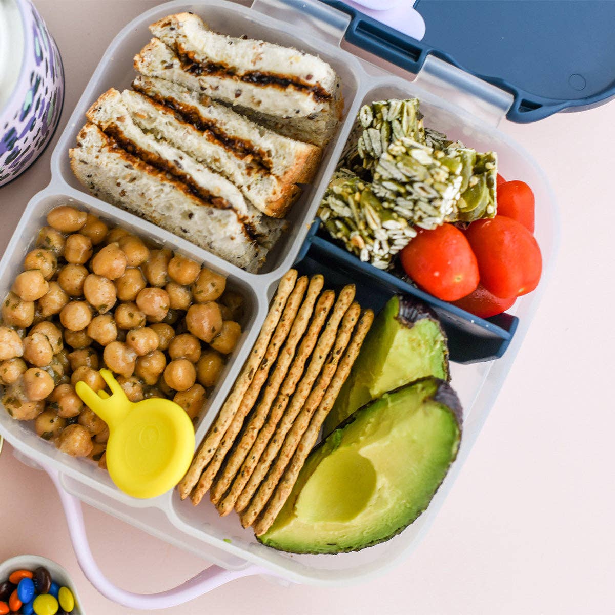 Kids Bento Lunchbox – b.box Large Lunchbox, Indigo Rose