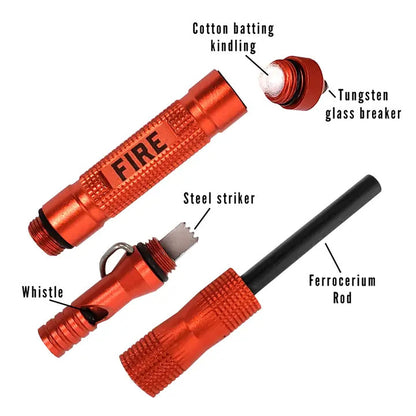 Pocket Fire Starter Whistle