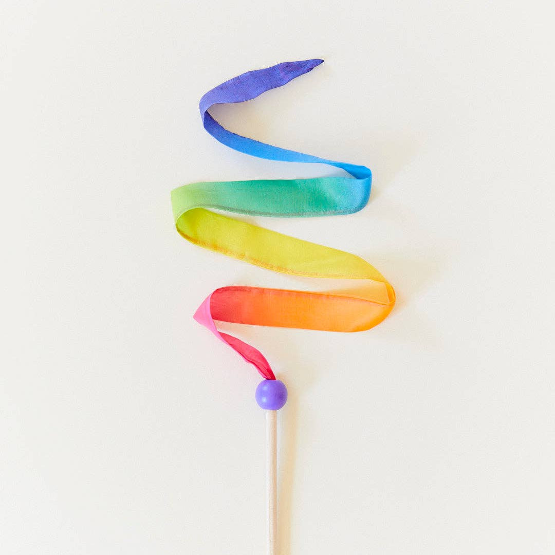 Mini Rainbow Silk Streamer – Sarah’s Silks